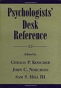 Psychologists Desk Reference (Hardcover)