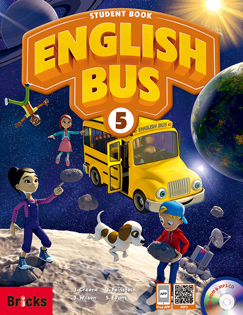 [중고] English Bus 5 SB (Student Book + Multi CD 2장 + APP)