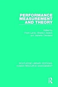Performance Measurement and Theory (Hardcover)