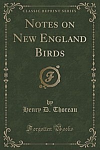 Notes on New England Birds (Classic Reprint) (Paperback)