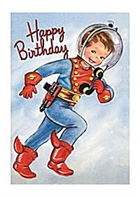 Boy Astronaut Greeting Card - Birthday Greeting Card (Other)