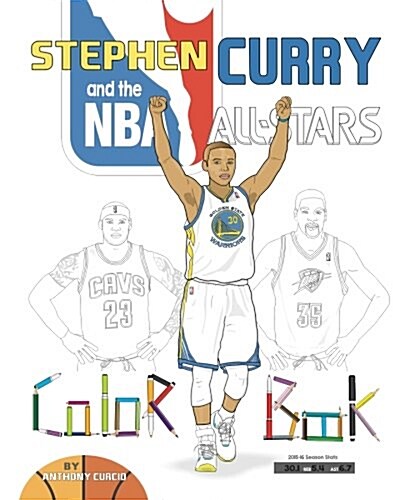 Stephen Curry and the NBA All Stars: Basketball Coloring Book for Kids (Paperback)