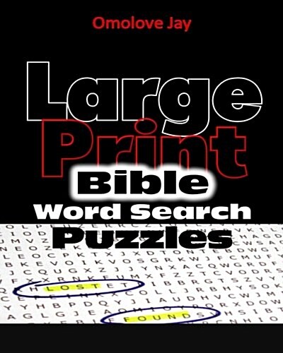 Large Print Bible Word Search Puzzles (Paperback)