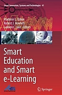 Smart Education and Smart E-Learning (Paperback, Softcover Repri)