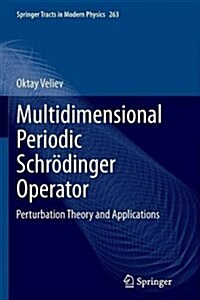 Multidimensional Periodic Schr?inger Operator: Perturbation Theory and Applications (Paperback, Softcover Repri)