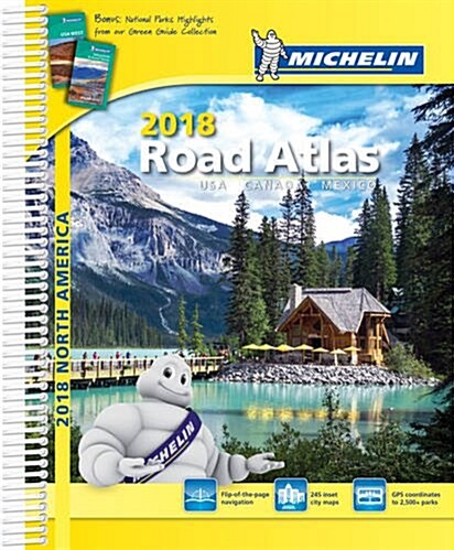 Michelin North America Road Atlas 2018 (Spiral, 16)