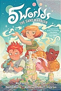 5 Worlds Book 1: The Sand Warrior: (A Graphic Novel) (Hardcover)