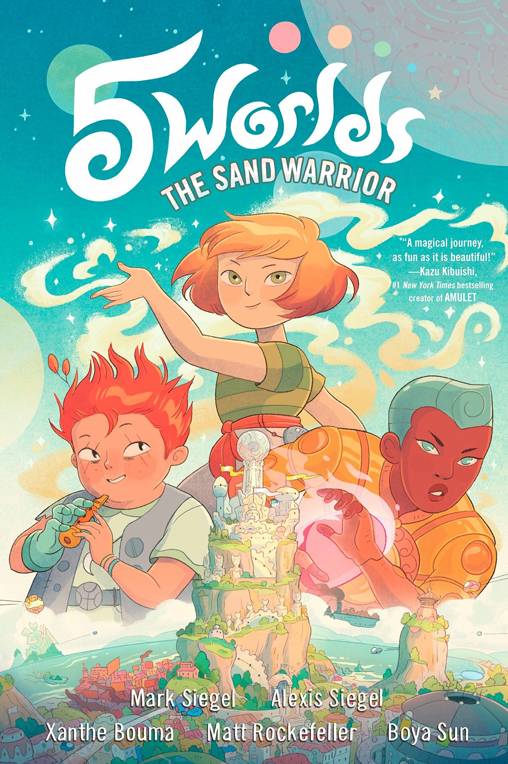 5 Worlds Book 1: The Sand Warrior: (A Graphic Novel) (Paperback)