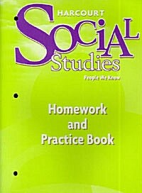Harcourt Social Studies: Homework and Practice Book Student Edition Grade 2 (Paperback)