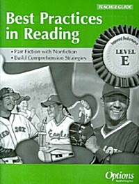 [중고] Best Practices in Reading Level E: Teacher Guide