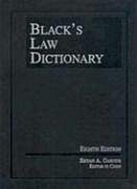 [중고] Black‘s Law Dictionary (Hardcover, 8th)