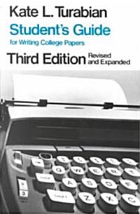 Students Guide for Writing College Papers (Paperback, 3rd, Revised)