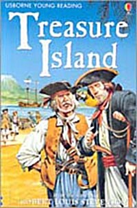Usborne Young Reading 2-25 : Treasure Island (Paperback)