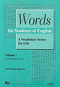 [중고] Words for Students of English 7: Advanced Level (Paperback)