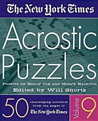 The New York Times Acrostic Puzzles (Paperback, Spiral)