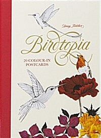 Birdtopia : 20 Colour-in Postcards (Postcard Book/Pack)