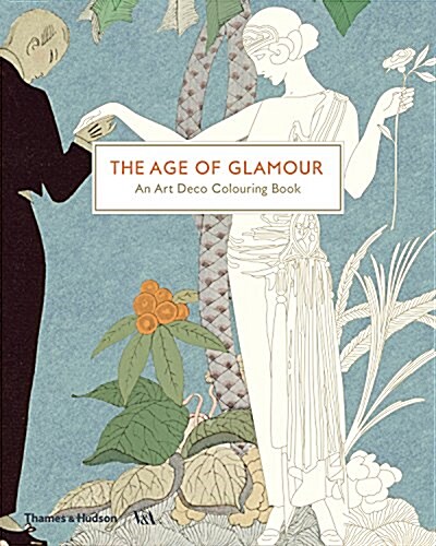 The Age of Glamour : An Art Deco Colouring Book (Paperback)