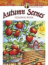 Creative Haven Autumn Scenes Coloring Book (Paperback)