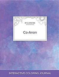 Adult Coloring Journal: Co-Anon (Pet Illustrations, Purple Mist) (Paperback)