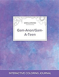 Adult Coloring Journal: Gam-Anon/Gam-A-Teen (Safari Illustrations, Purple Mist) (Paperback)