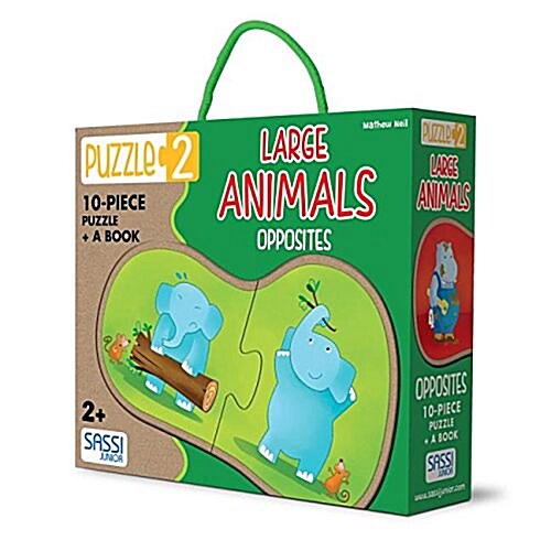 Large Animals. Opposites (Board Books)