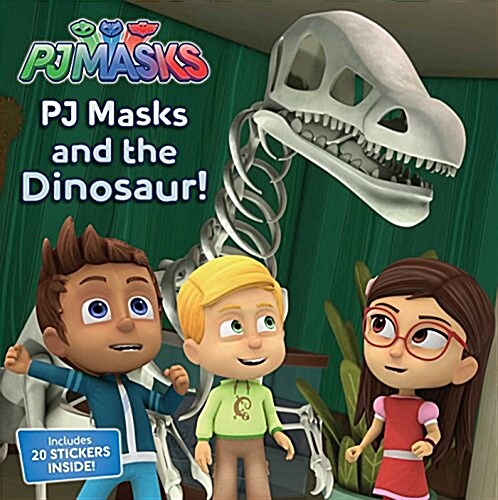 Pj Masks and the Dinosaur! [With 1 Sheet of Stickers] (Paperback)