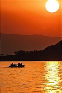 Lake Malawi Sunset Journal: 150 Page Lined Notebook/Diary (Paperback)