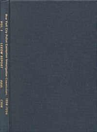 New York City Police Corruption Investigation Commissions 1894-1994 (Hardcover)