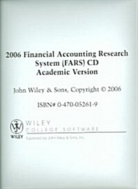 2006 Financial Accounting Research System Fars (CD-ROM)