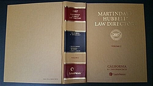 Martindale Hubbell Law Directory 2007 (Hardcover)