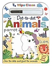 Wipe Clean Dot-To-Dot Animals (Board Books)