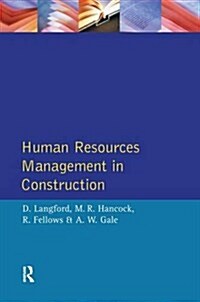 Human Resources Management in Construction (Hardcover)