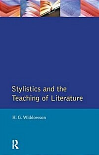 Stylistics and the Teaching of Literature (Hardcover)