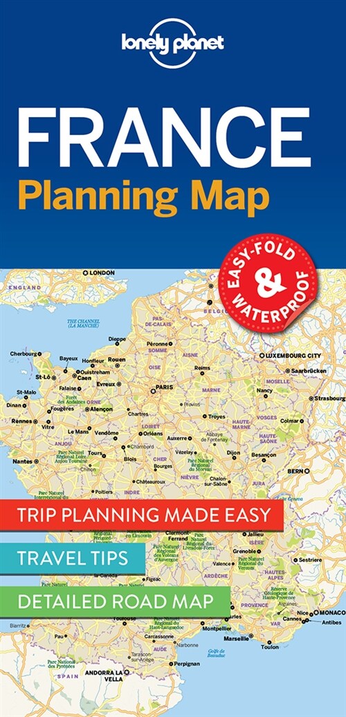 Lonely Planet France Planning Map 1 (Folded)