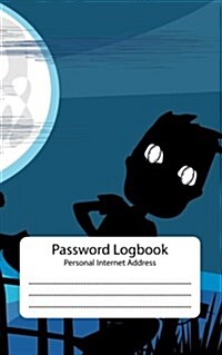 Password Log: Personal Internet Address Book: Halloween a Simple Password Journal (Paperback)