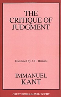 [중고] The Critique of Judgment (Paperback)