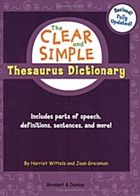 [중고] The Clear and Simple Thesaurus Dictionary: Revised! Fully Updated! (Paperback, Revised Fully U)