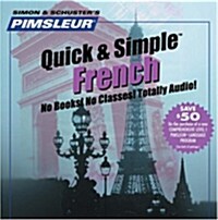 Pimsleur French Quick & Simple Course - Level 1 Lessons 1-8 CD: Learn to Speak and Understand French with Pimsleur Language Programs (Audio CD, 2, Revised)