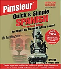 Pimsleur Spanish Quick & Simple Course - Level 1 Lessons 1-8 CD: Learn to Speak and Understand Latin American Spanish with Pimsleur Language Programs (Audio CD, 2, Revised, Update)