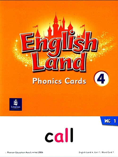 [중고] English Land 4 (Phonics Cards)