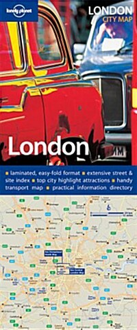 Lonely Planet London City Map (Map, FOL)
