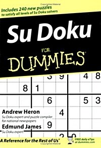 [중고] Su Doku for Dummies (Paperback)