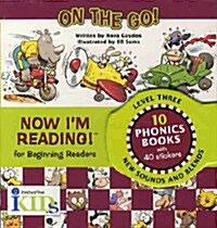 Now Im Reading!: On the Go! - Level 3 [With Stickers] (Hardcover)