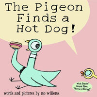 (The)Pigeon finds a hot dog! 