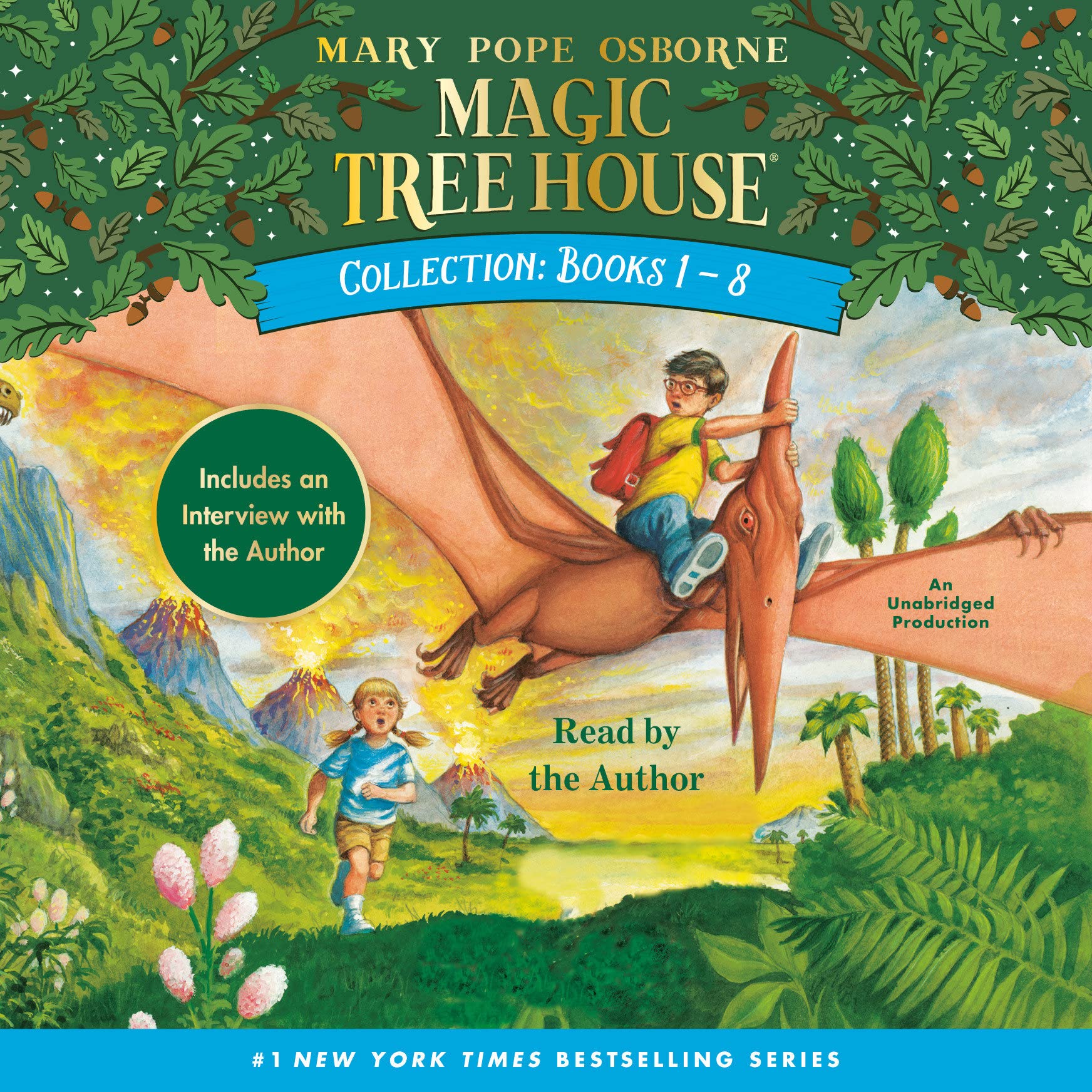 [중고] Magic Tree House Collection: Books 1-8: Dinosaurs Before Dark, the Knight at Dawn, Mummies in the Morning, Pirates Past Noon, Night of the Ninjas (Audio CD, 도서 미포함)