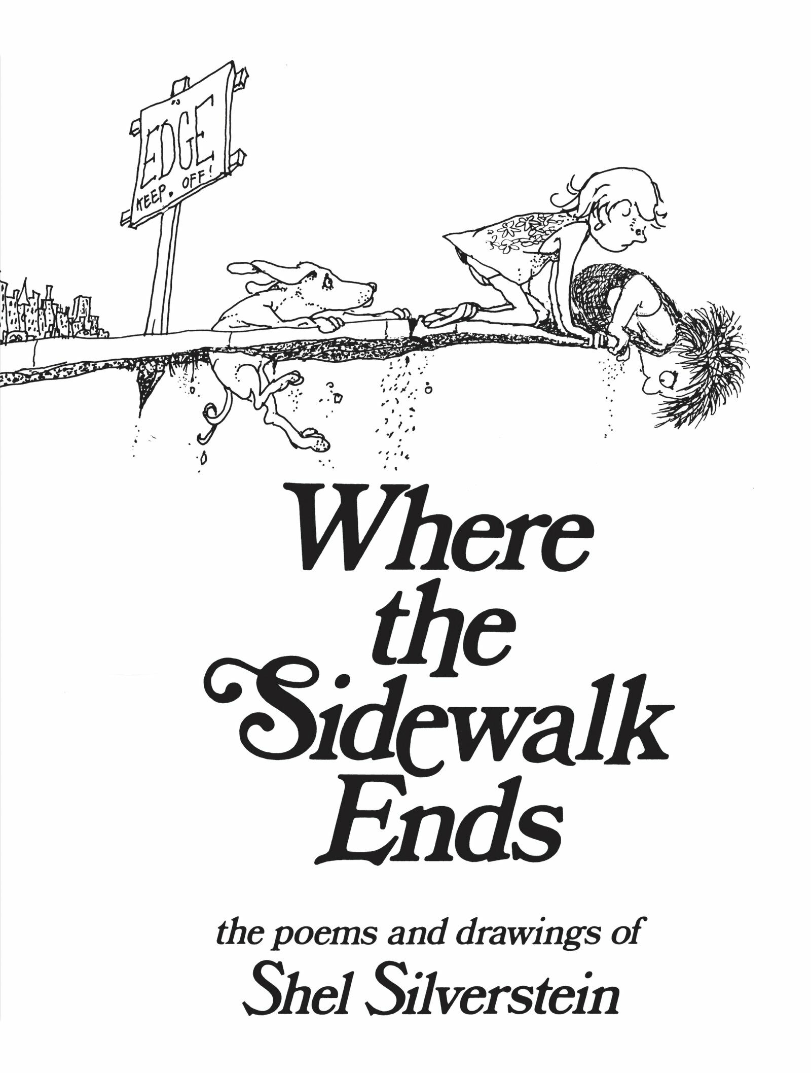 [중고] Where the Sidewalk Ends: Poems and Drawings (Hardcover)