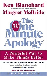 The One Minute Apology (Cassette, Unabridged)