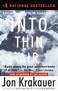 [중고] Into Thin Air: A Personal Account of the Mount Everest Disaster (Paperback)
