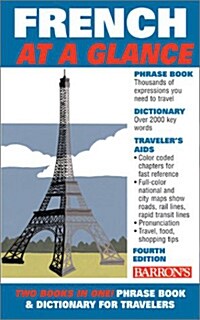 Barrons French at a Glance (Paperback, 4th)