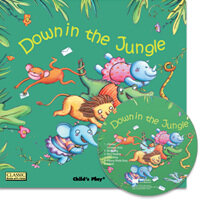 노부영 마더구스 세이펜 Down in the Jungle (Paperback + CD) (Paperback + CD) - 노래부르는 영어동화